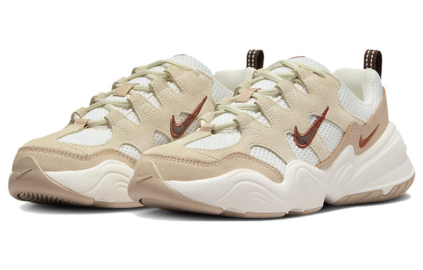 Nike Tech Hera Low Топ Повседневная обувь Женская Белый Бежевый