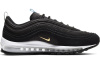 Nike Air Max 97 Легкий Low Топ Беговые кроссовки Унисекс Черный Золотой