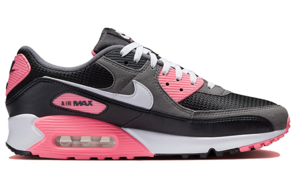 Nike Air Max 90 Low Топ Повседневная Обувь Женская Серый Розовый