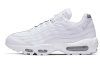 Nike Air Max 95 Low Топ Амортизирующие кроссовки для бега на длинные дистанции Унисекс Чисто белый