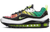 Olivia Kim X Nike Air Max 98 Low Топ Воздушная Подушка Марафон Беговые кроссовки Женские Красный Желтый Зеленый