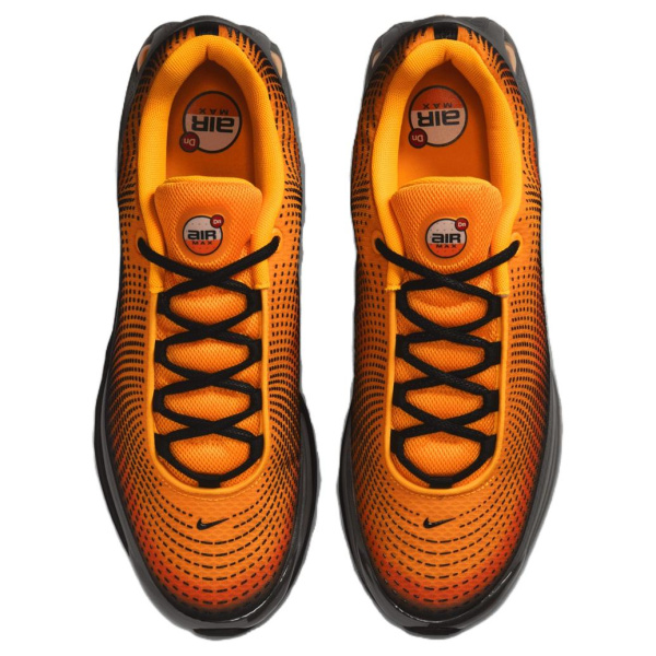 Nike Air Max DN Амортизация Износостойкие Низкие Кроссовки для Бега Унисекс Оранжевые Черные