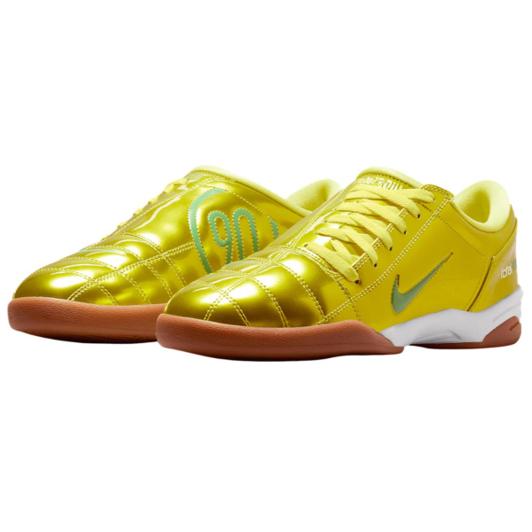 Nike Total 90 IIl IC In Для помещений Противоскользящие Устойчивые к износу Легкие Футбольные бутсы Мужские Желтые