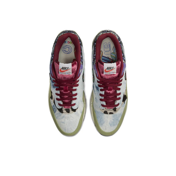 Concepts X Nike Air Max 1 Устойчивые к истиранию Низкие Кроссовки с воздушной подушкой для повседневного бега Унисекс