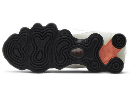 Nike Shox TL Series Нескользящие Легкие Низкие Повседневные Беговые Кроссовки Женские Белый Оранжевый