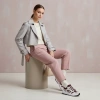 Nike Tech Hera Амортизация Износостойкий Низкий Топ Повседневная Обувь Женская Серый Красный