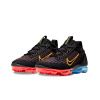 Nike VaporMax Flyknit Ткань Низкие Повседневные Беговые Кроссовки Женские Черные Желтые