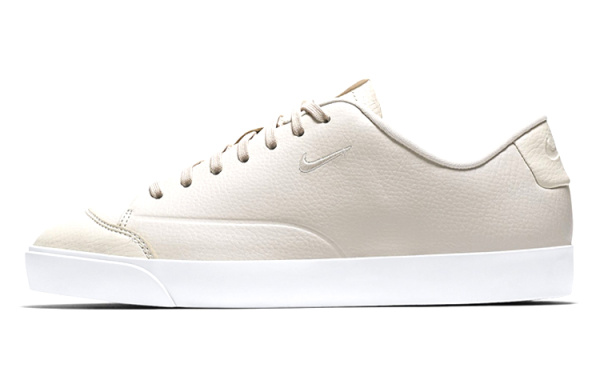 Nike Blazer Slip-Resistant Амортизация Устойчивость к износу Низкие Кроссовки для скейтбординга GS Бежевые