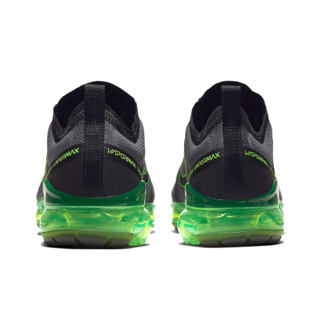 Nike VaporMax 2019 Low Топ Марафон Беговые кроссовки Мужской Черный Зеленый