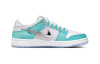 Апрель SKATEBOARDS X Nike Dunk SB противоскользящие устойчивые к истиранию низкие детские скейтборды белый зеленый