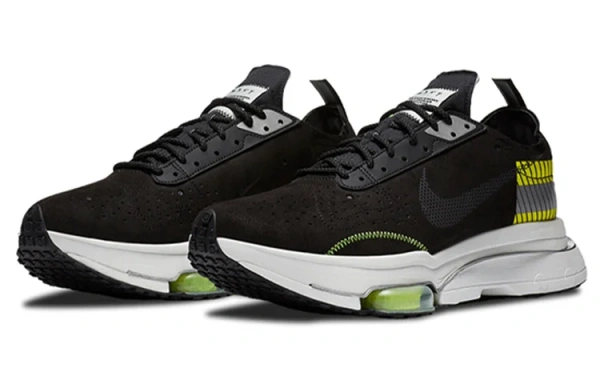 Nike Air Zoom Тип Abrasion Resistant Низкий Топ Повседневная Обувь Мужская Угольно-Черный
