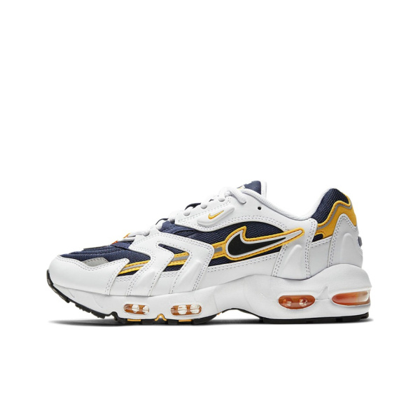 Nike Air Max 96 Винтаж Сетка Текстиль Синтетическая Кожа Низкие Повседневные Беговые Кроссовки Унисекс