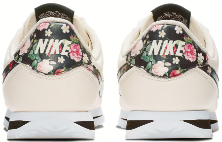 Nike Амортизация Поддержка Низкий Верх Детская Беговая Обувь Белая Подростковая