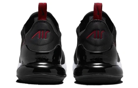 Nike Air Max 270 Сетка Текстиль Низкие Повседневные Мужские Кроссовки Черные Красные
