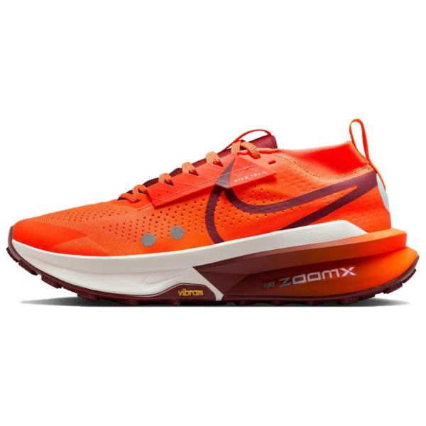 Nike Zegama 2 Устойчивые к истиранию Низкие Повседневные Беговые Кроссовки Мужские Красные