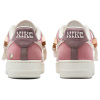 Nike Air Force 1 Slip-Resistant Abrasion-Resistant Low-Top Скейтборд Кроссовки Женские Розовые Белые