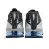 Nike Shox R4 Low Топ Повседневные Беговые Кроссовки Мужские Серебристо-Черные Синие