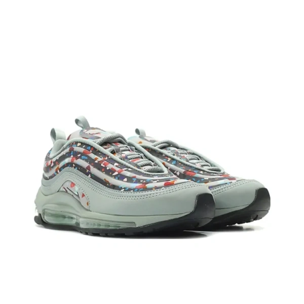 Nike Air Max 97 Легкий Низкий Беговые кроссовки Унисекс Многоцветные