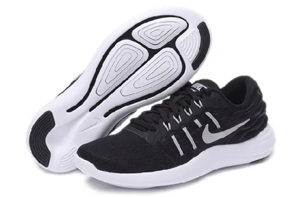 Nike LunarStelos Амортизация Противоскользящий Устойчивый к истиранию Дышащий Легкий Низкий Топ Беговые кроссовки
