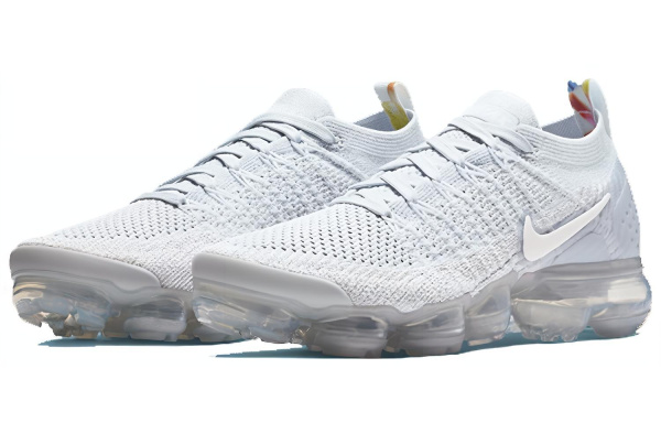 Nike VaporMax Flyknit 2 Low Беговые кроссовки Женские Белые
