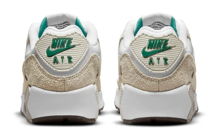 Nike Air Max 90 Low Топ Повседневные Беговые Кроссовки Женские Парусный Белый