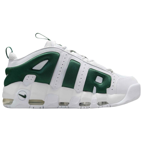 Nike Air More Uptempo Удобные Противоскользящие Устойчивые к истиранию Низкие Винтажные Баскетбольные Кроссовки Мужские