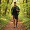 Nike ZoomX Zegama Trail Low Top Trail Беговые кроссовки Мужские Зеленые