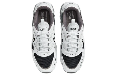 Nike Zoom Air Fire Винтаж Сетчатая ткань Искусственная кожа Низкие кеды для бега Женские Белый Черный