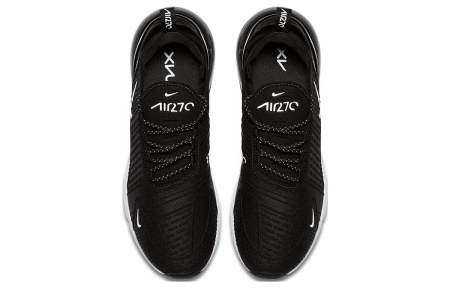 Nike Air Max 270 SE Ткань Низкий Верх Повседневная Обувь Мужская Черный Белый
