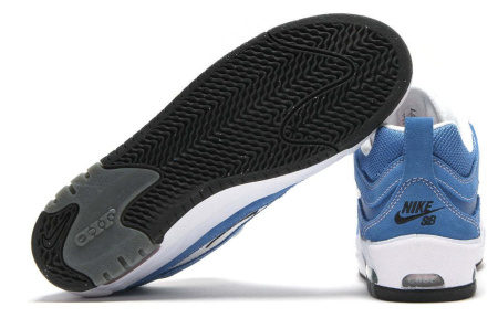 Nike Air Max Ishod Модные низкие кроссовки для скейтбординга унисекс синие белые черные