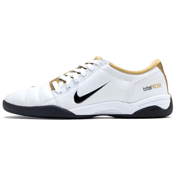Nike Total 90 IIl Удобные противоскользящие и устойчивые к истиранию футбольные бутсы для мужчин белые золотые