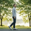 Nike Full Force Low Топ Скейтборд Кроссовки Мужские Черные Белые Синие