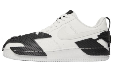 Nike Air Force 1 NDSTRKT 'Белый' Кожа Покрытие Противоскользящий Устойчивый к Износу Легкий Низкий Топ