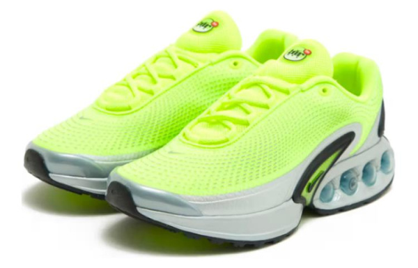 Nike Air Max DN Ткань Амортизация Износостойкий Низкий Топ Повседневная Обувь Мужская Ярко-Зеленая