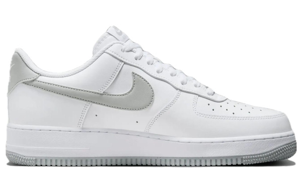 Nike Air Force 1 Low Топ Скейтборд Кроссовки Мужские Белые Серые
