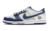 NBA x Nike Dunk EMB 'Brooklyn Nets' Брук Лин 75-я годовщина Кожа Устойчивая к абразию Низкий топ