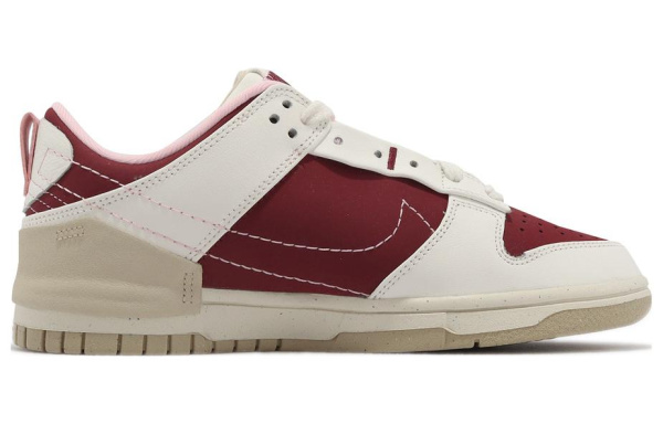 Nike Dunk Disrupt 2 'VALENTINE' День Святого Валентина Удобные Низкие Кроссовки для Скейтбординга Женские Красные Белые
