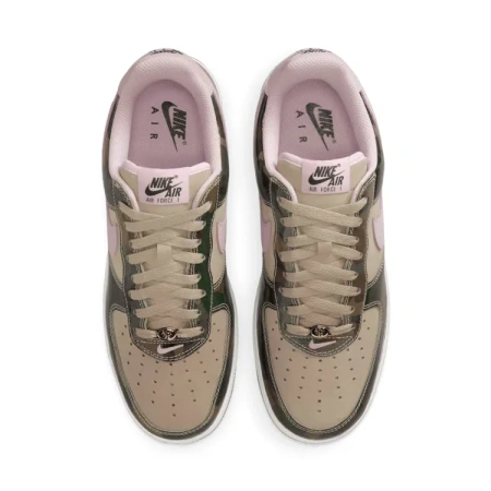 Nike Air Force 1 Low Топ Скейтборд Кроссовки Мужские Коричневые Зеленые Розовые