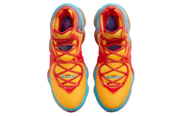 Nike Lebron 19 High Топ Баскетбольные кроссовки Унисекс Blue