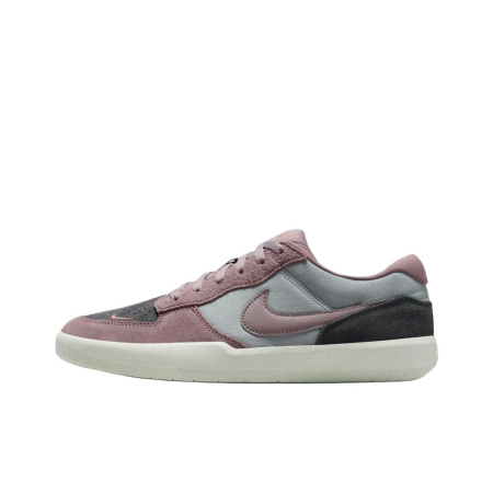 Nike SB Force 58 Текстиль Кожа Низкие Кроссовки для Скейтбординга Унисекс Серый Фиолетовый