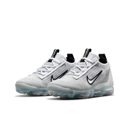 Nike Air Vapormax Ткань Низкие Кроссовки для Бега и Марафонов Женские Серый Белый