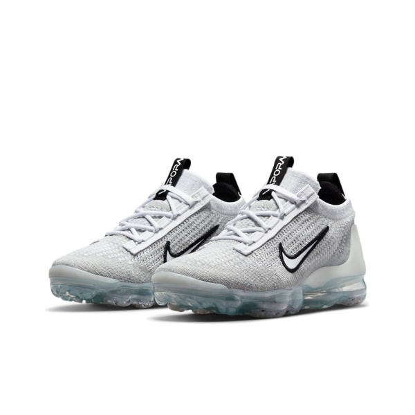 Nike Air Vapormax Ткань Низкие Кроссовки для Бега и Марафонов Женские Серый Белый