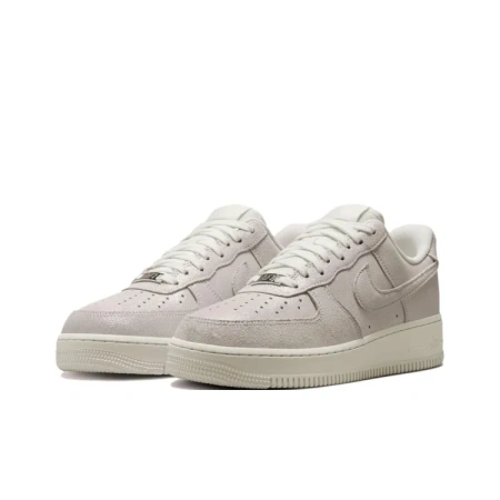 Nike Air Force 1 Белый Парус Замша Противоскользящие Устойчивые к истиранию Низкие Кроссовки для скейтбординга Женские
