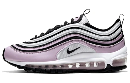Nike Air Max 97 Vintage Low Top Повседневные Беговые Кроссовки Женские Белый Фиолетовый