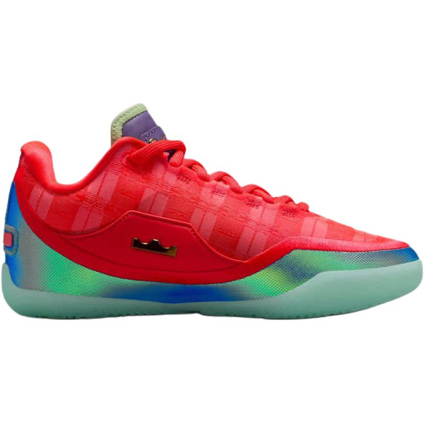 Nike Lebron 23 Low Топ Детские Баскетбольные Кроссовки Красный Зеленый Подростки