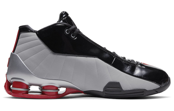 Nike Shox BB4 Series Нескользящие Легкие MID Баскетбольные Кроссовки для Игры Унисекс Черный Серый