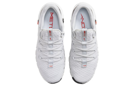 Nike Free Metcon 5 Амортизация Противоскользящие Низкие Кроссовки для тренировок Женские Серый Белый