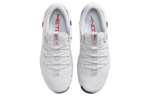 Nike Free Metcon 5 Амортизация Противоскользящие Низкие Кроссовки для тренировок Женские Серый Белый