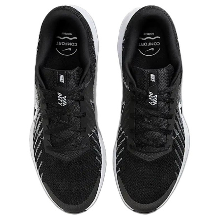 Nike RUN DEFY противоскользящие устойчивые к истиранию дышащие низкие повседневные беговые кроссовки мужские черные