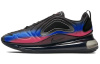 Nike Air Max 720 Low Топ Воздушная Подушка Марафон Беговые кроссовки Унисекс Красный Синий Градиент